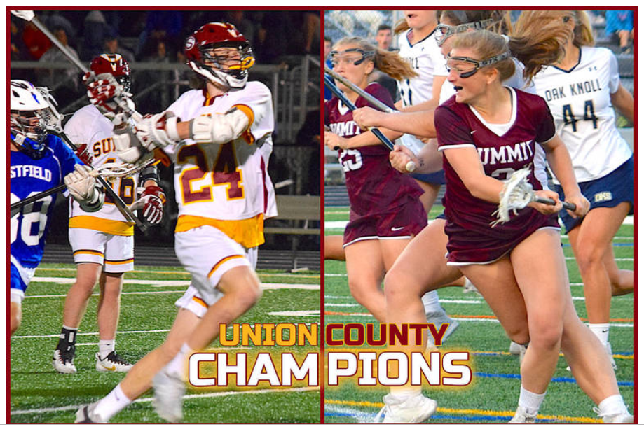 Seeing Double: Summit H.S. Girls, Boys Lacrosse Teams Both Capture Union County Titles