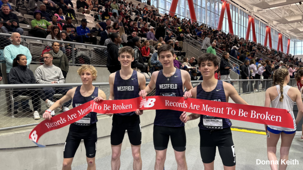 Westfield Boys Complete Epic Weekend by Winning 4×800 National Title