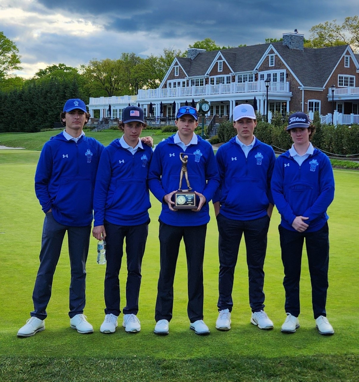 Barnes Blake finished first to lead Westfield to the Union County Golf